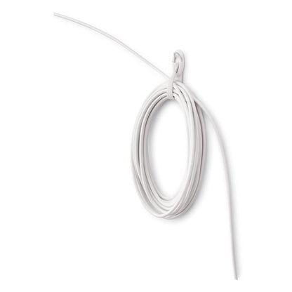 The 3M Deutschland GmbH Command™ Cable Holder, 17304-FR, is ideal for cable organization and helps prevent cable clutter - perfect with a white design against a simple background.