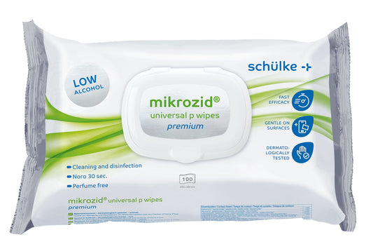 Schülke disinfectant wipes mikrozid® universal p wipes premium - Premium | Pack (100 wipes)
