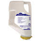 A 4.5 kg cartridge of Suma Unison Super G1, dishwashing detergent for soft water, chlorine-free from Diversey Deutschland GmbH & Co. OHG, with a white plastic container with a handle, yellow lid, and blue-white multilingual label.