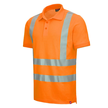 NITRAS MOTION TEX VIZ, high visibility polo shirt
