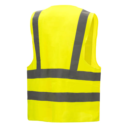 NITRAS high-visibility vest, neon yellow, EN ISO 13688, EN ISO 20471 Polyester: 100% | Pack (1 piece)