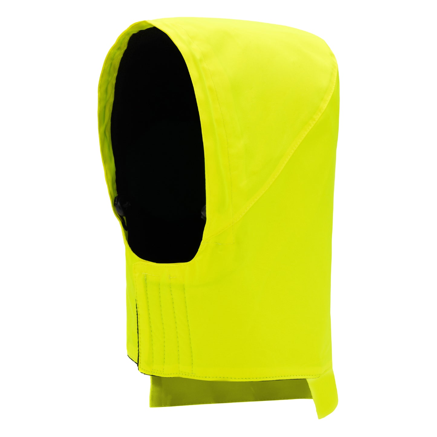 NITRAS removable winter hood, neon yellow, OEKO-TEX polyester: 100% | Pack (1 piece)