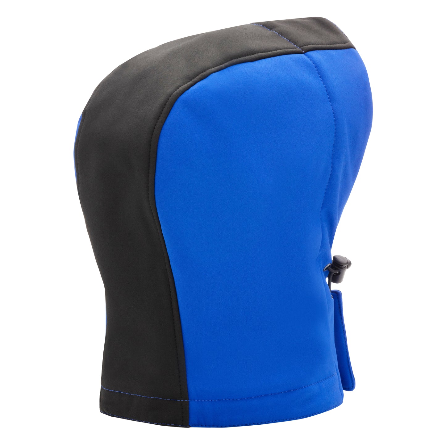 NITRAS detachable hood, royal blue / black, OEKO-TEX polyester: 94%; Elastane: 6% | Pack (1 piece)