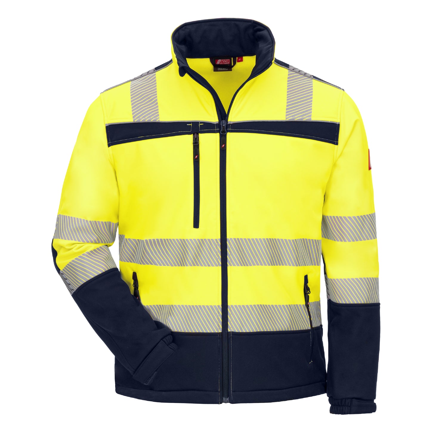 NITRAS MOTION TEX VIZ, high-visibility softshell jacket