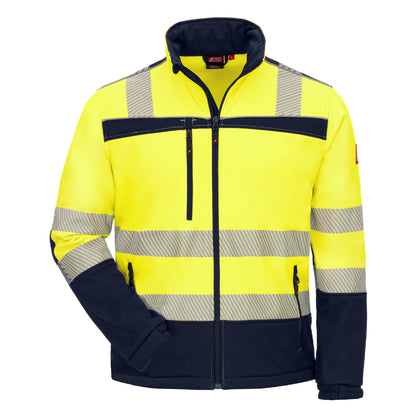 NITRAS MOTION TEX VIZ, high-visibility softshell jacket