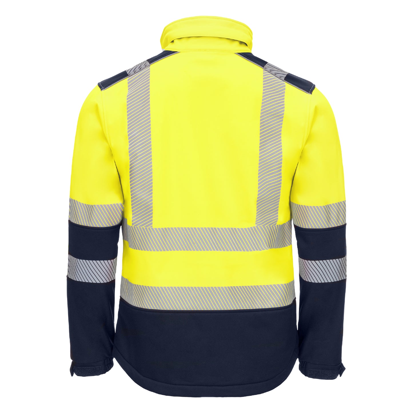 NITRAS MOTION TEX VIZ, high-visibility softshell jacket