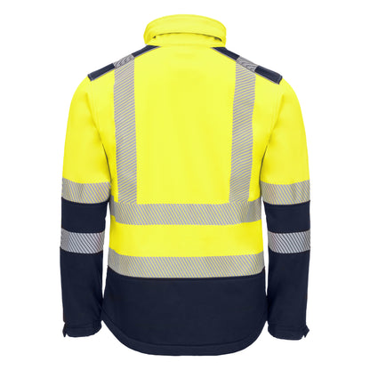 NITRAS MOTION TEX VIZ, high-visibility softshell jacket
