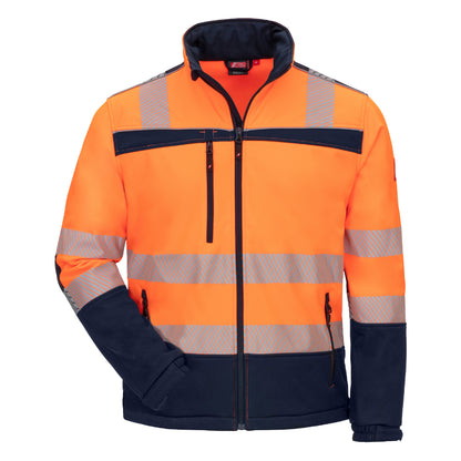 NITRAS MOTION TEX VIZ, high-visibility softshell jacket