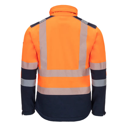 NITRAS MOTION TEX VIZ, high-visibility softshell jacket