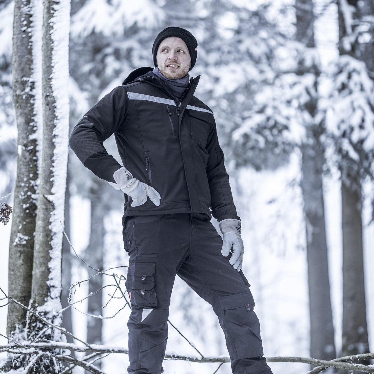 NITRAS MOTION TEX PLUS, winter jacket, black