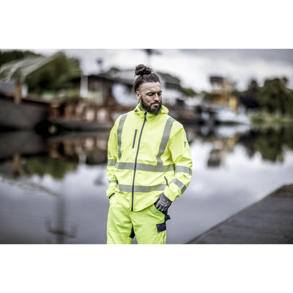 NITRAS MOTION TEX VIZ, high visibility windbreaker