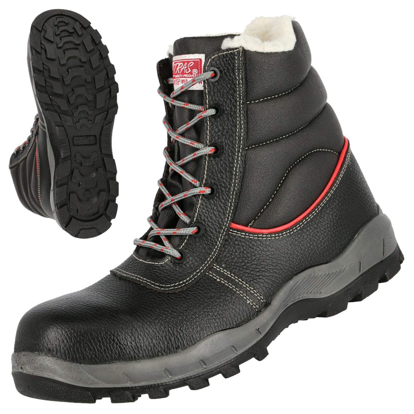 NITRAS STEP MID+ MF W, S3 CI safety winter boots, mid-height, black