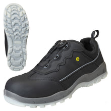 NITRAS SPORT STEP FIT, safety low shoes, black
