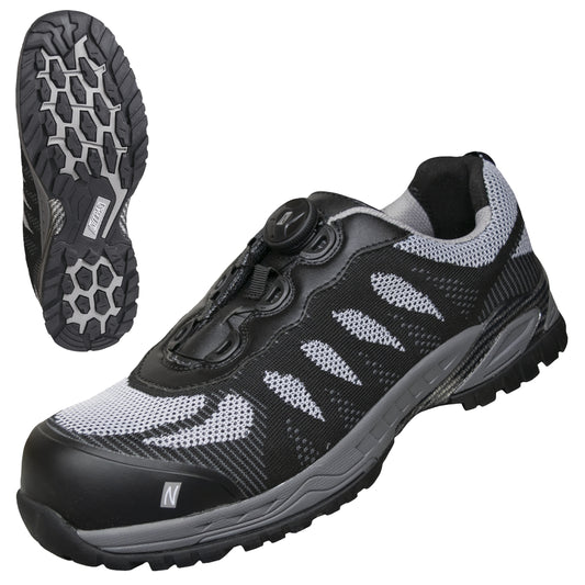 NITRAS PRO STEP FIT, safety shoes, black / gray