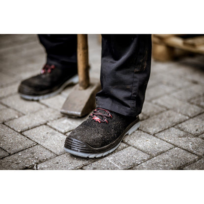 NITRAS MICRO STEP MID, S1 P safety boots, mid-height, black