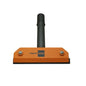 The TASKI vertica nozzle 20 cm from Diversey Deutschland GmbH & Co. OHG is a black-handled, orange suction nozzle for the vertica system, ideal for cleaning or scraping; available as a single pack (1 piece).