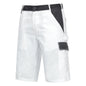NITRAS MOTION TEX LIGHT, work trousers, short, white / grey