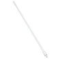 The fiberglass handle for brooms, scrubbers, and floor squeegees from Diversey Deutschland GmbH & Co. OHG is a white telescopic handle with a plastic grip and threaded end, suitable for cleaning equipment - ideal for efficient house cleaning.