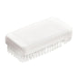 The Diversey hand wash brush, white, hard (97 x 47 mm), features hard bristles and a ribbed plastic handle. This nail brush (1 piece) is ideal for effective cleaning and is presented on a white background.