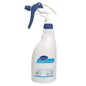 A white plastic trigger spray bottle (0.5L) with a blue sprayer from Diversey Deutschland GmbH & Co. OHG, labeled "Good Sense Vert" and featuring an illustrated cleaning guide on the bottom. Sold as a carton (5 bottles).