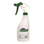 A white trigger spray bottle Jontec 300 with a green spray head from Diversey Deutschland GmbH & Co. OHG, with green and purple labels and pictograms; suitable as a refill bottle (1 piece).
