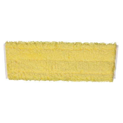 The TASKI Jonmaster Hygiene MicroMop (40 cm) from Diversey Deutschland GmbH & Co. OHG is a rectangular yellow pad with thick microfiber, ideal for hygienic use, depicted on a white background and designed for Jonmaster systems.