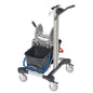 The TASKI Micro Trolley Wet from Diversey Deutschland GmbH & Co. OHG is the smallest system for traditional wet cleaning-compact design with four wheels, two buckets, and mop press for efficient cleaning in professional environments.