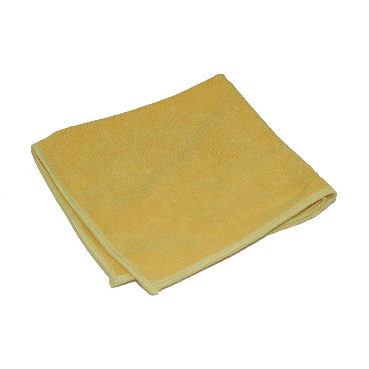 A folded TASKI Jonmaster Ultra Cloth XL cleaning cloth 40x40 cm from Diversey Deutschland GmbH & Co. OHG is depicted against a white background.