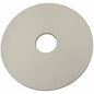 The TASKI WipeOut/Eraser Pad from Diversey Deutschland GmbH & Co. OHG is a simple, flat, white, circular cleaning pad with a hole in the middle (viewed from above). Its smooth surface appears to be unprinted.