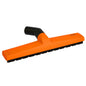 An orange dust nozzle 36 cm / Ø 32 mm floor brush from Diversey Deutschland GmbH & Co. OHG with black bristles and an angled black connection, ideal for efficient home cleaning. The package contains 1 piece.