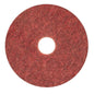 The Diversey Twister Pad TXP scrubbing pad for stone floors from Diversey Deutschland GmbH & Co. OHG is a flat, round, red-brown grinding pad with a central hole, developed for cleaning stone floors with innovative Twister technology.