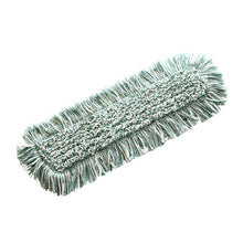 The TASKI Jonmaster Ultra HD Dry Mop from Diversey Deutschland GmbH & Co. OHG features a rectangular, light green microfiber head with textured material and fringed edges for professional floor cleaning applications.