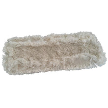 The TASKI Multi Mop Cut Fringe from Diversey Deutschland GmbH & Co. OHG is a rectangular, white mop head with shaggy fringes at the edges and a textured microfiber in the center, depicted on a white background.