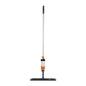 The TASKI VersaPlus 2.0 spray mop device (60 cm) from Diversey Germany features a metal handle, an orange pump trigger, a transparent liquid bottle near the handle, a rectangular pad with Velcro holder for easy attachment; package contains 1 piece.