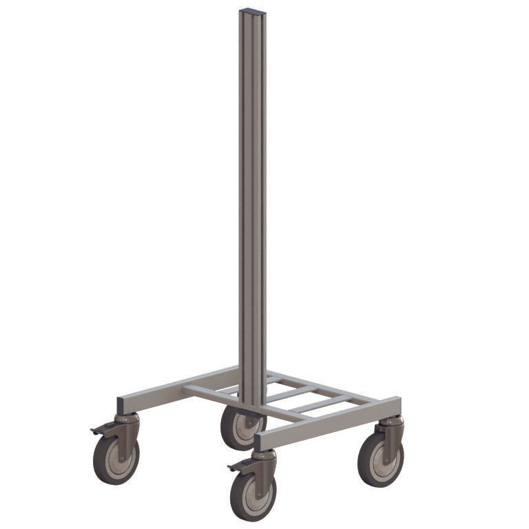The TASKI Lean Trolley base frame from Diversey Germany is an extra-compact base frame for space-saving trolley configurations, ideal for flexible use and mobility. The package contains 1 piece.
