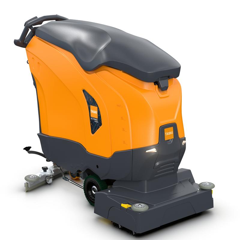 The TASKI ULTIMAXX 2900 RB55 Performance EBU from Diversey Germany is a next-generation scrubber-dryer with wheel drive, 63L tank, and 55cm dual brush - ideal for efficient cleaning of large floors. Package: 1 piece.