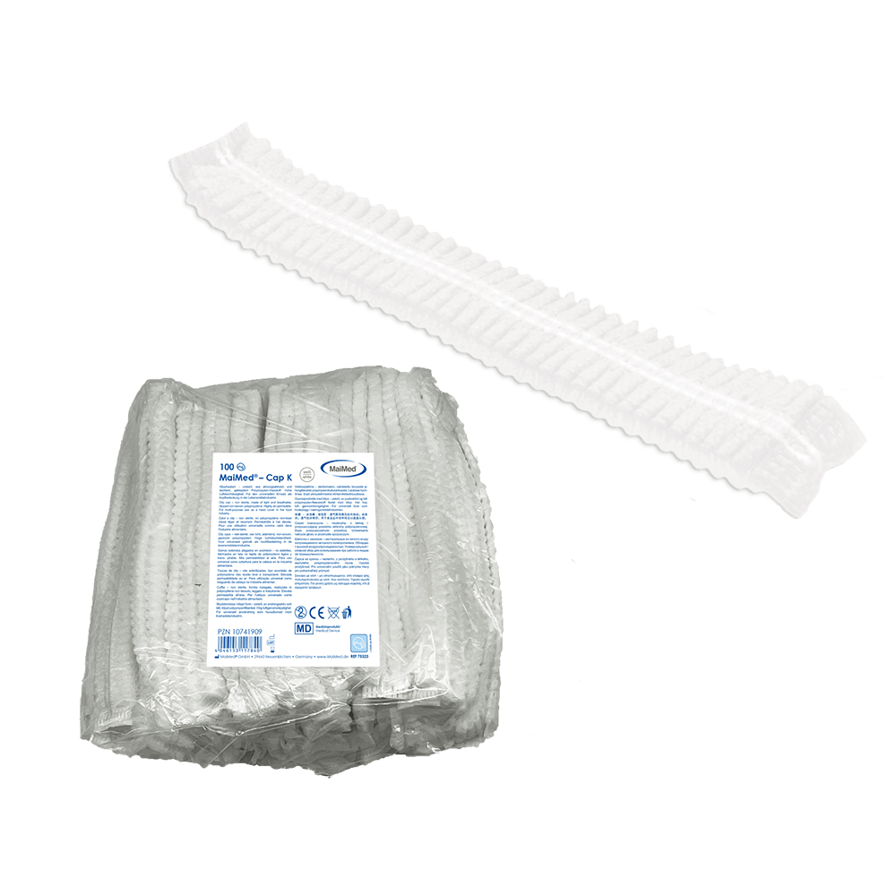 MaiMed-Cap K, clip cap made of PP, 100 pieces/bag