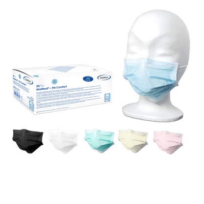 MaiMed-FM Comfort surgical mask, non-sterile, 3-ply, 50 pieces/box