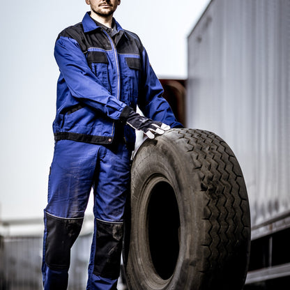 NITRAS MOTION TEX LIGHT, work jacket, royal blue / navy blue