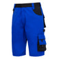 NITRAS MOTION TEX PLUS, work trousers, short, royal blue / black