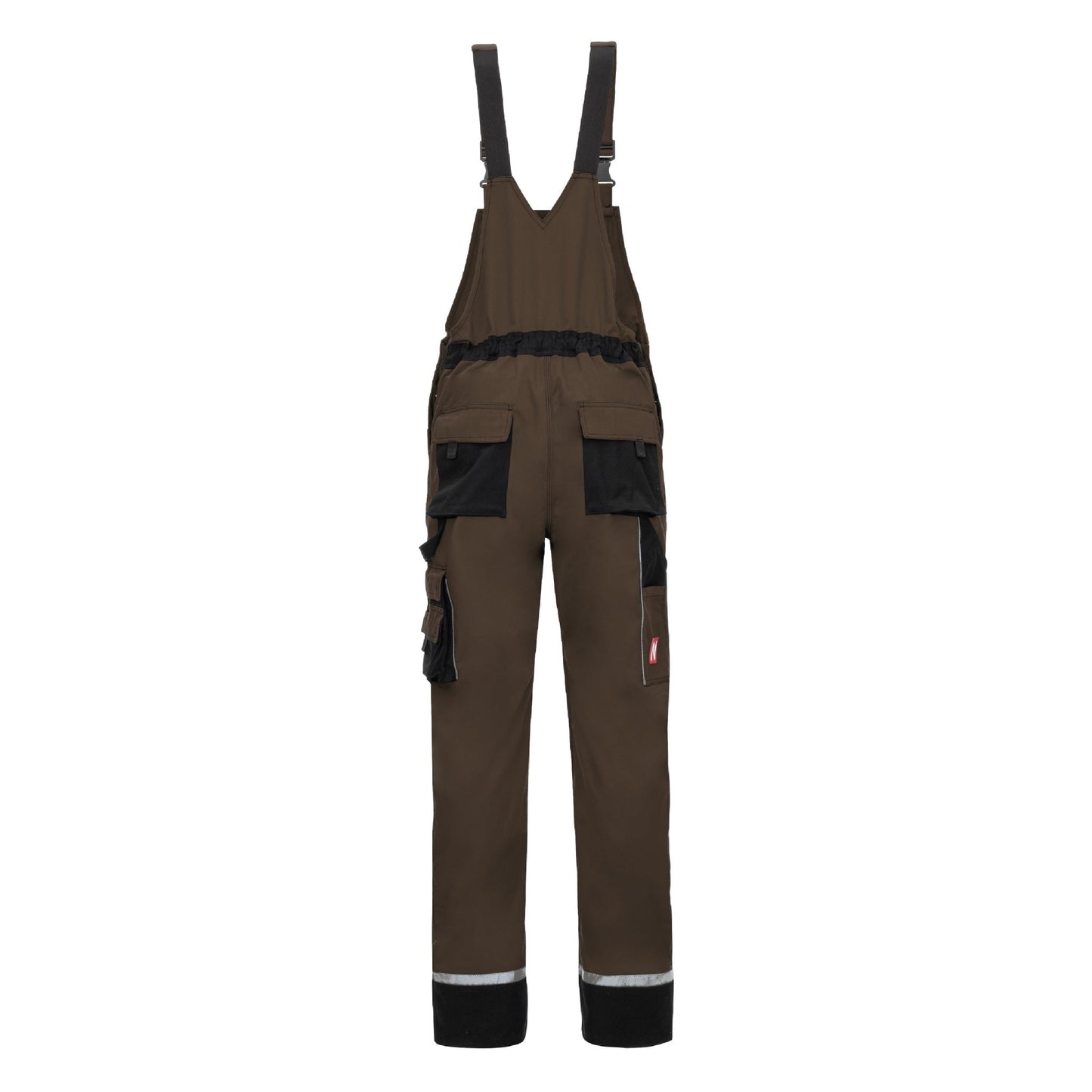 NITRAS MOTION TEX PLUS, dungarees, brown / black