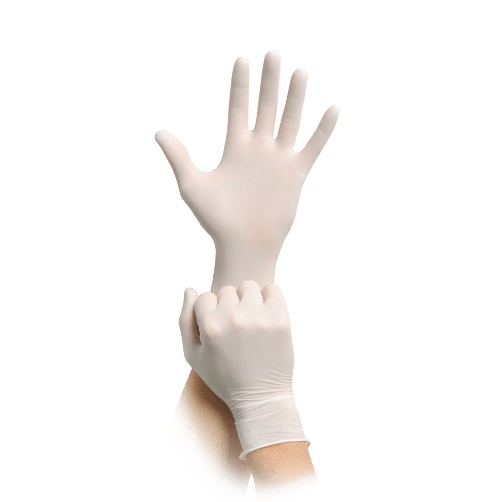MaiMed-solution next white nitrile gloves, non-sterile, latex-free, 200 pieces/box
