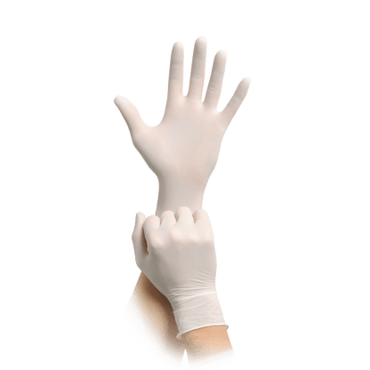 MaiMed-solution next white nitrile gloves, non-sterile, latex-free, 200 pieces/box
