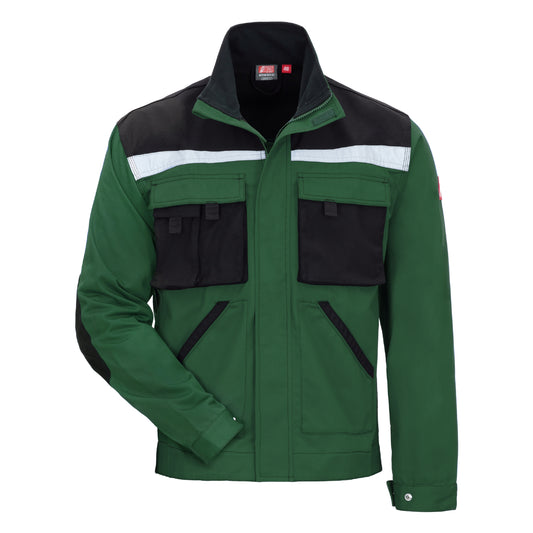 NITRAS MOTION TEX PLUS, work jacket, green / black