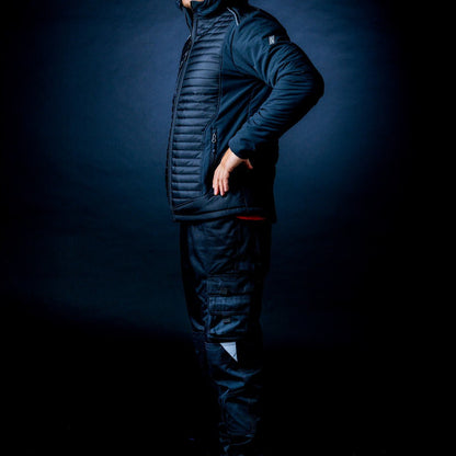 NITRAS MOTION TEX PLUS, quilted softshell jacket, black