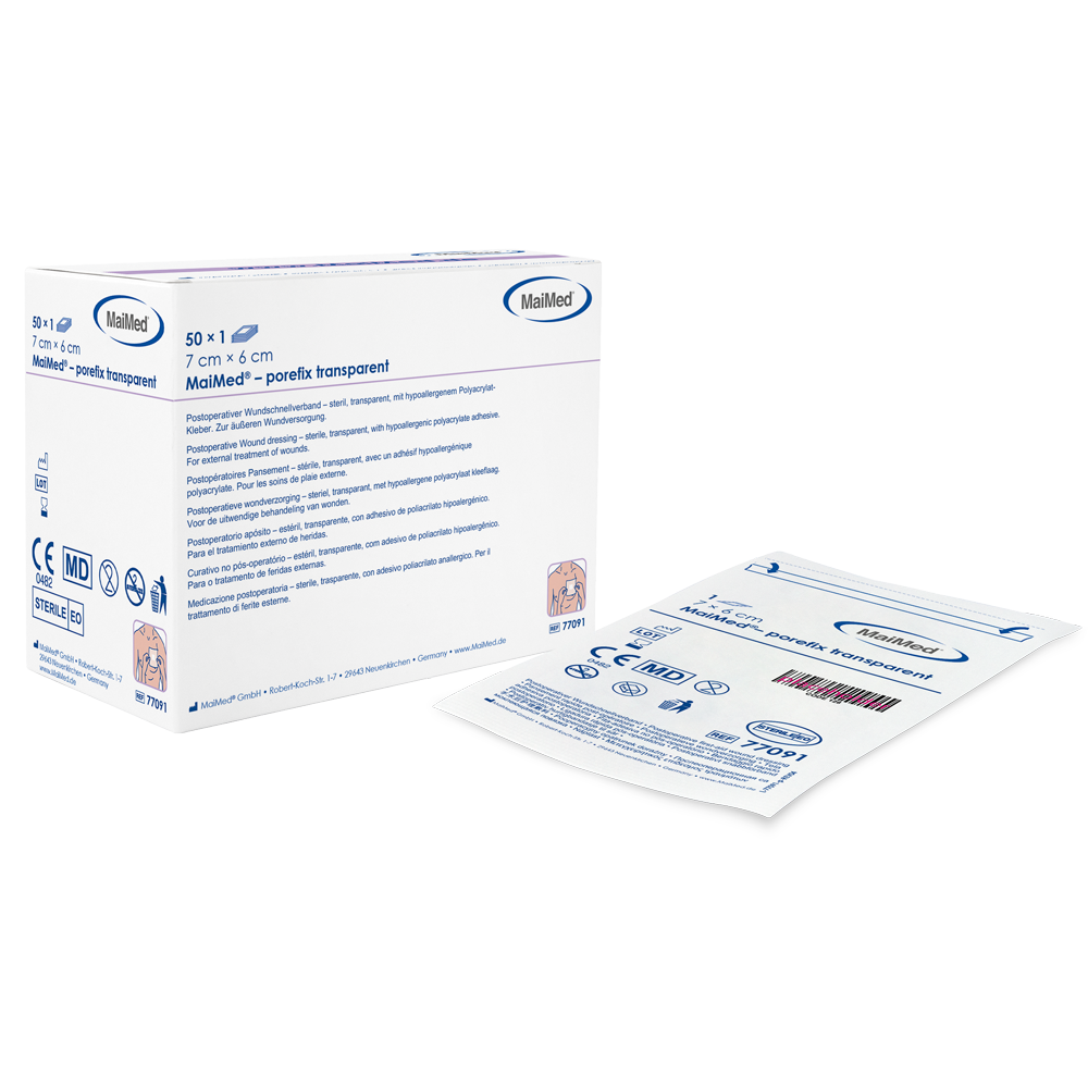 MaiMed-porefix transparent sterile quick wound dressing