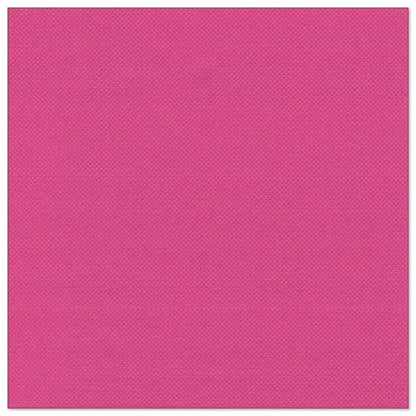 A fuchsia, 40 x 40 cm large, square napkin with a subtle textured pattern from PAPSTAR GmbH from the "ROYAL Collection" 50-pack napkins (1/4 fold).