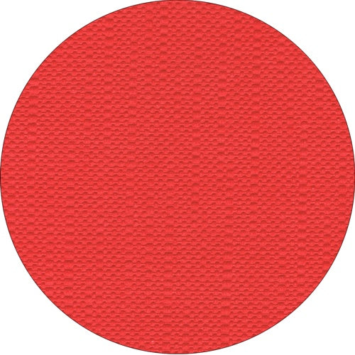A continuous red circle with a subtle hexagonal pattern, inspired by the premium tissue quality of the "ROYAL Collection" tablecloth from PAPSTAR GmbH.