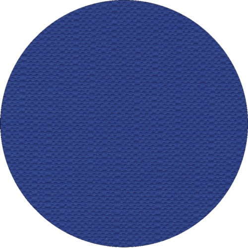 A continuous blue circle with a textured, grid-like pattern inspired by the premium tissue quality of the 'ROYAL Collection' tablecloth by PAPSTAR GmbH.
