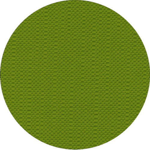 A green, round object with a finely textured surface of small, raised knobs in rows, resembling the high-quality tissue pattern of the "ROYAL Collection" tablecloth from PAPSTAR GmbH.